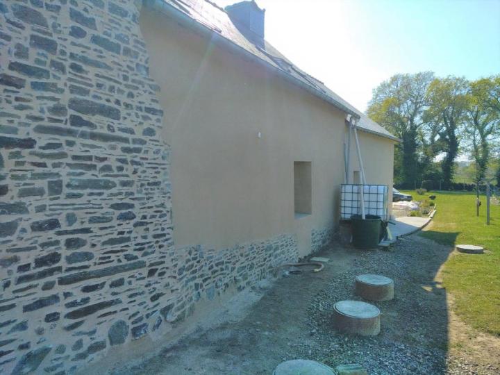 Rénovation de mur en chaux-chauvre Saint-Malo
