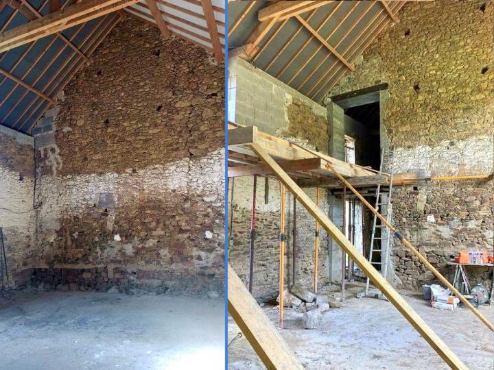 Travaux de rénovation de murs Saint-Malo