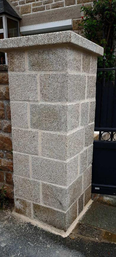 Rénovation de mur en pierre Saint-Malo