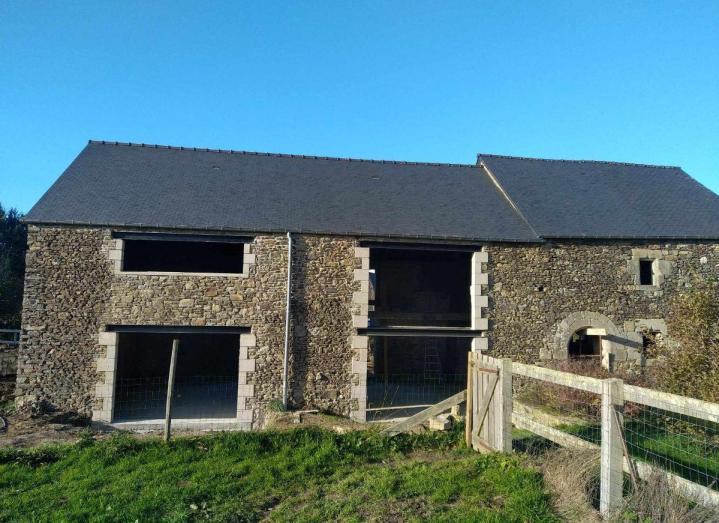 Rénovation de mur en chaux-chanvre Saint-Malo